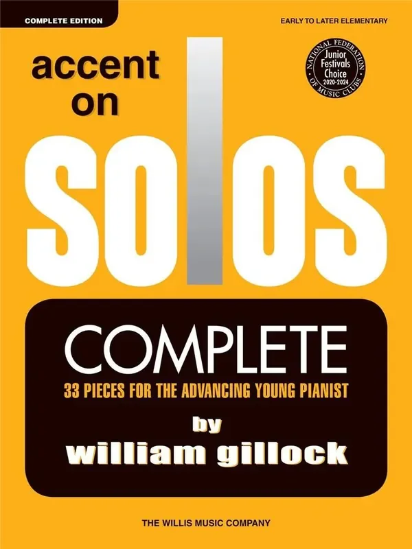 William Gillock Accent on Solos – Complete Easy Piano