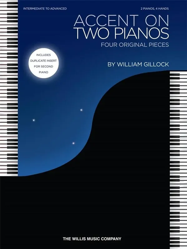 William Gillock Accent on Two Pianos Klavier Duett