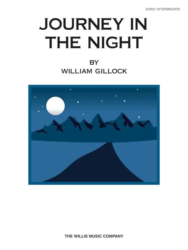 William Gillock Journey in the Night Klavier Solo