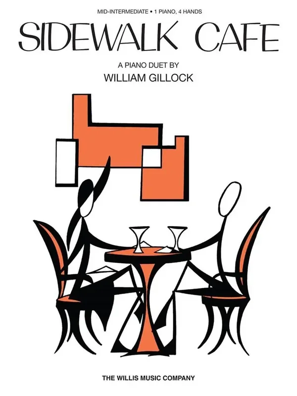 William Gillock Sidewalk Cafe Klavier Solo