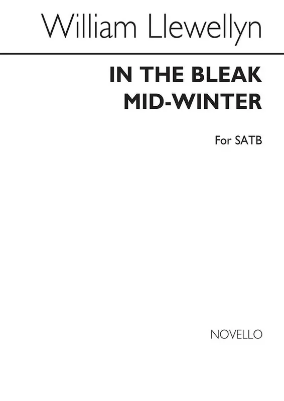William Llewellyn In The Bleak Midwinter Gemischter Chor mit Begleitung