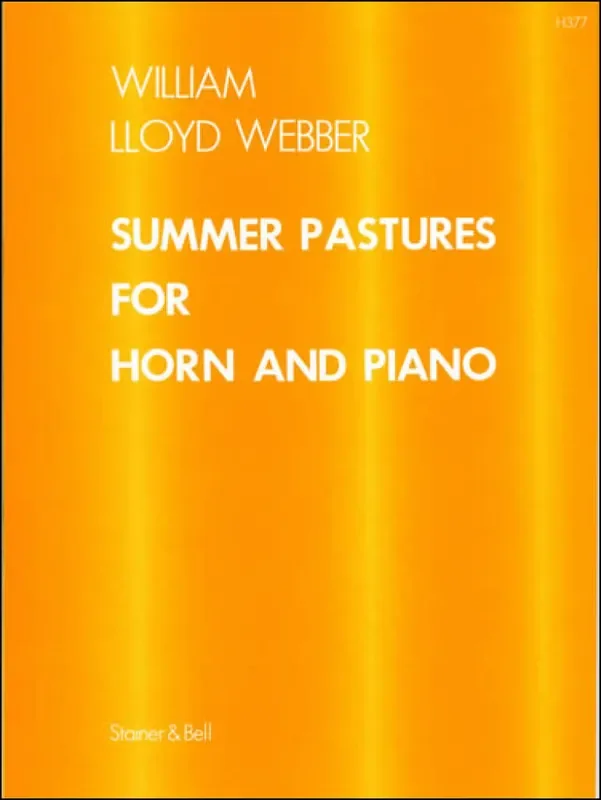 William Lloyd Webber Summer Pastures For Horn and Piano Horn mit Begleitung