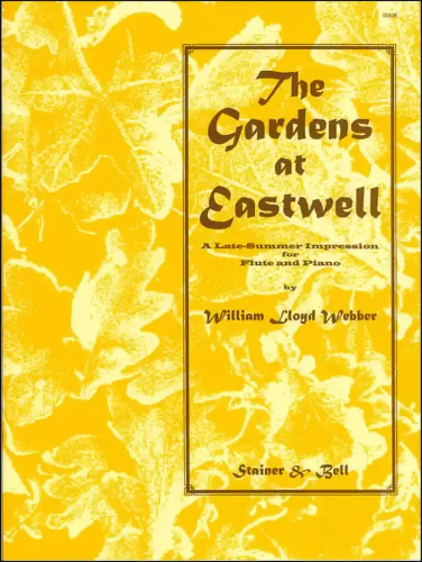 William Lloyd Webber The Gardens At Eastwell Flöte mit Begleitung