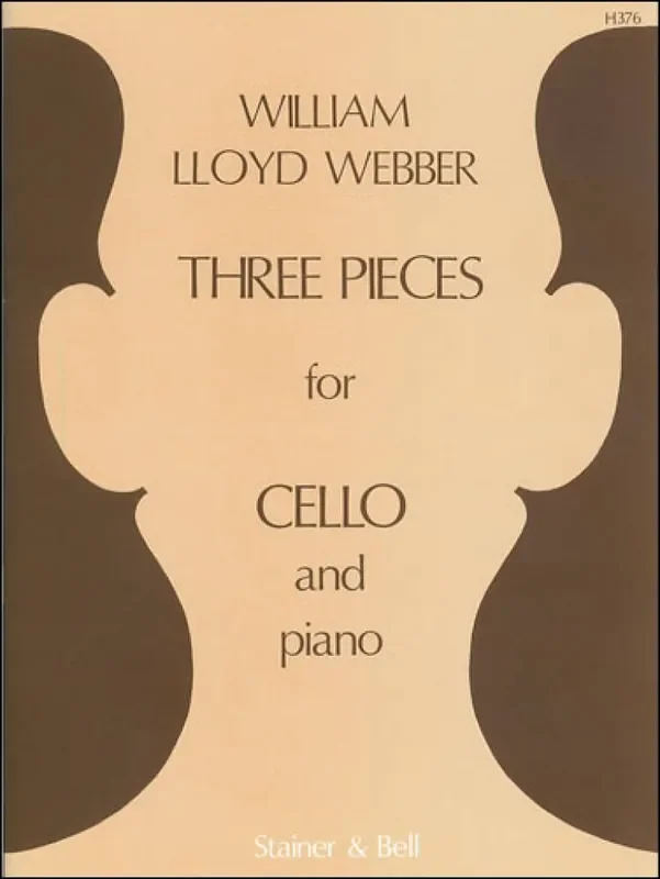 William Lloyd Webber Three Pieces For Cello And Piano Cello mit Begleitung
