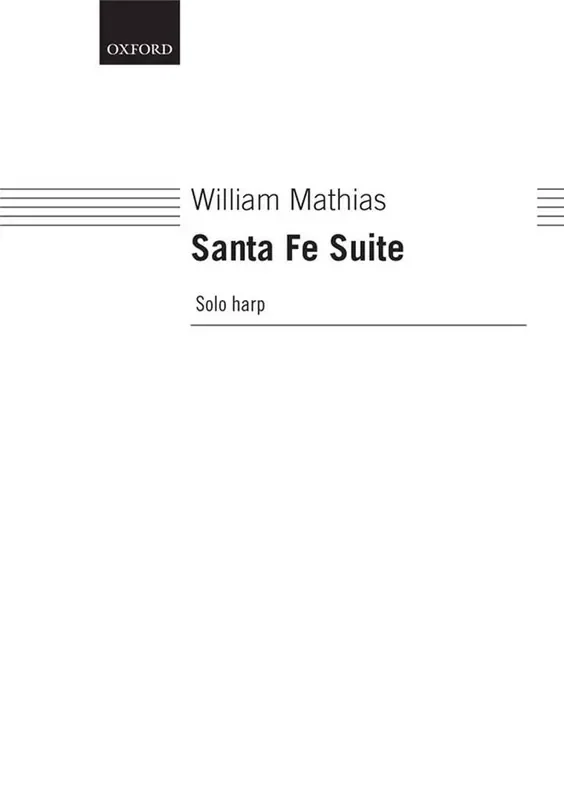 William Mathias Santa Fe Suite Harfe Solo