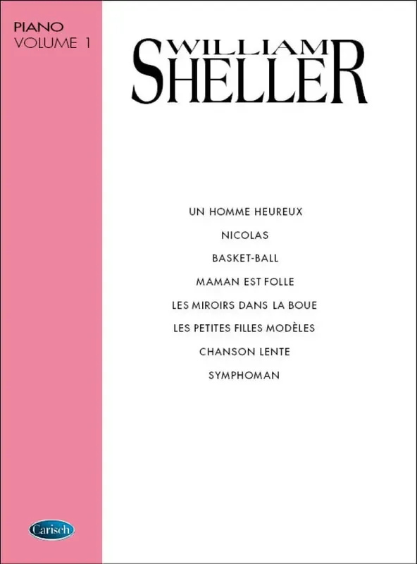 William Sheller Volume 1 Gesang mit Klavier