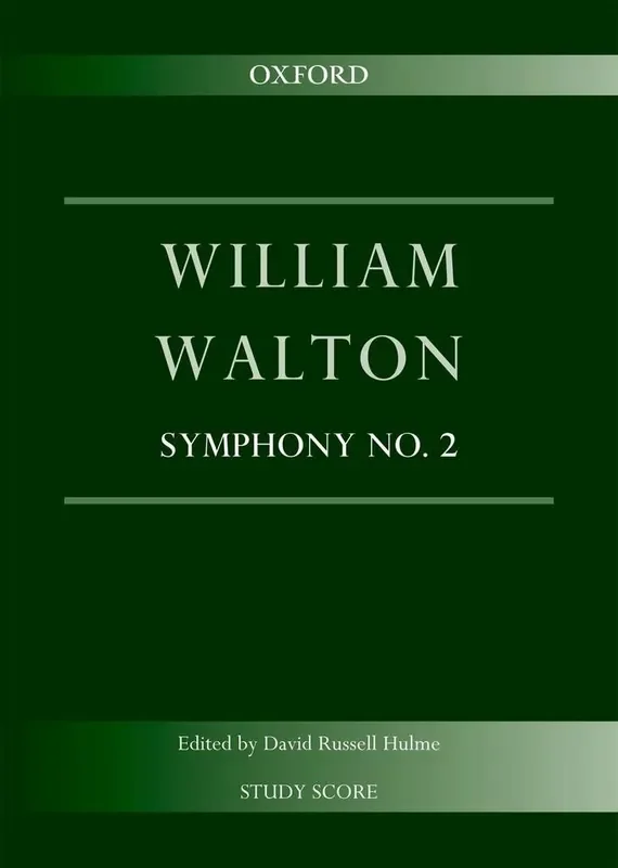 William Walton Symphony No.2 – Study Score Orchester