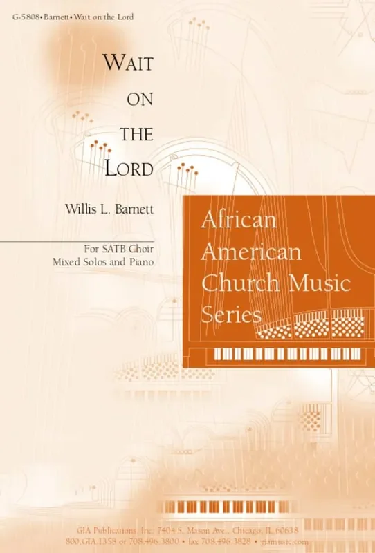 Willis Barnett Wait on The Lord Gemischter Chor mit Klavier/Orgel