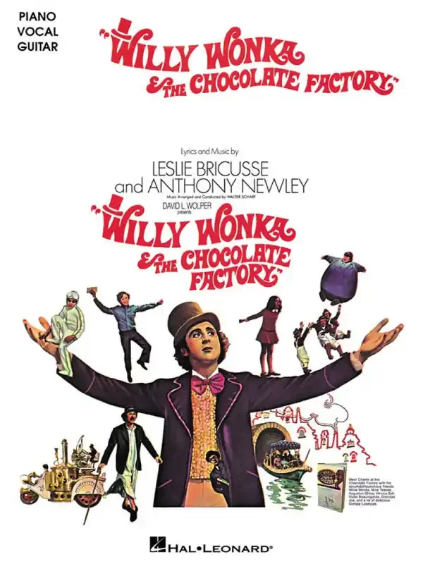 Willy Wonka & the Chocolate Factory Klavier, Gesang, Gitarre (Songbooks)