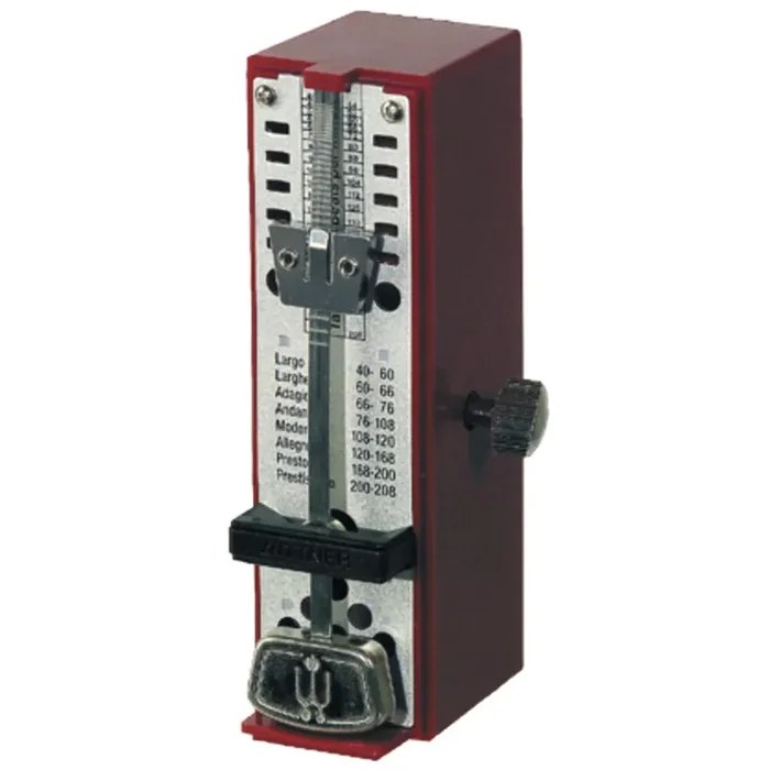Wittner Metronom Taktell Super Mini 884051 Rubinrot