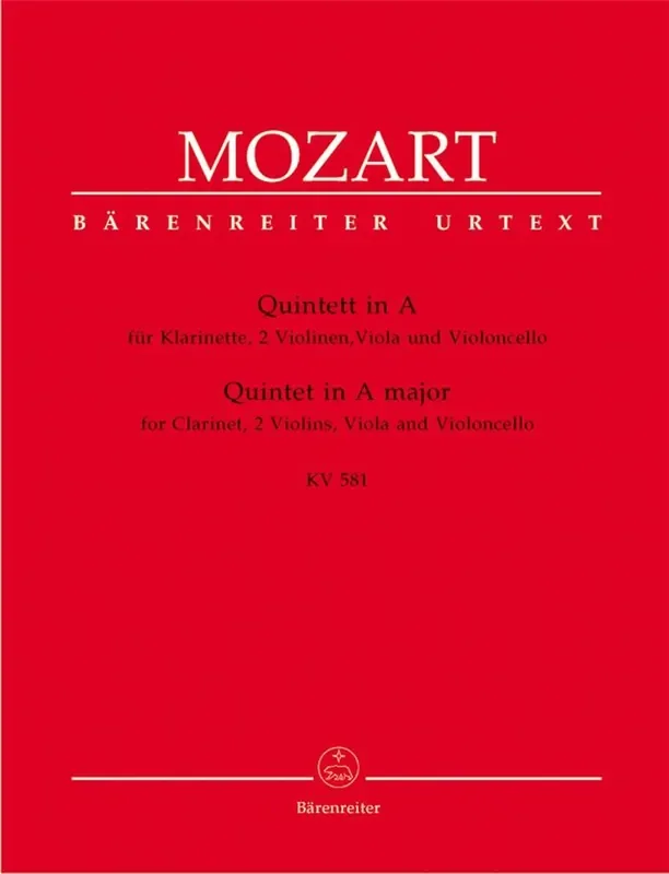 Wolfgang Amadeus Mozart Clarinet Quintet in A Kammerensemble