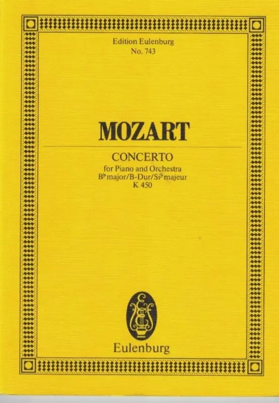 Wolfgang Amadeus Mozart Concert 15 Bes Kv450 Orchester
