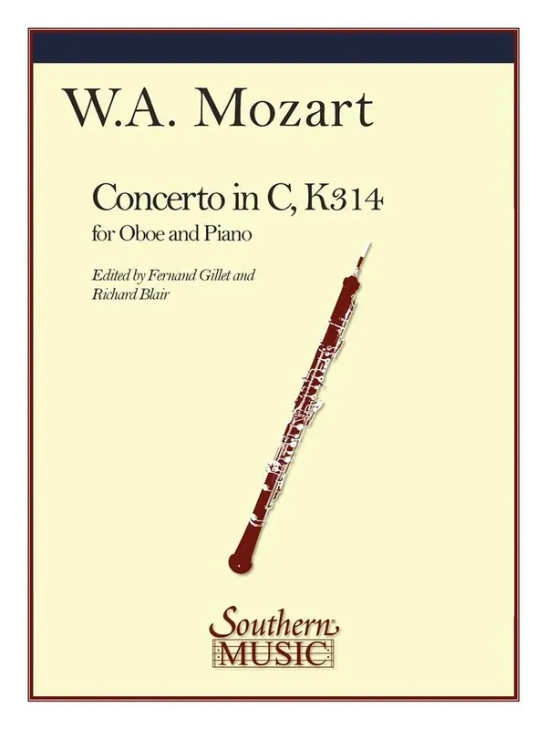 Wolfgang Amadeus Mozart Concerto In C, K314 (Arr. Richard Blair) Oboe Solo