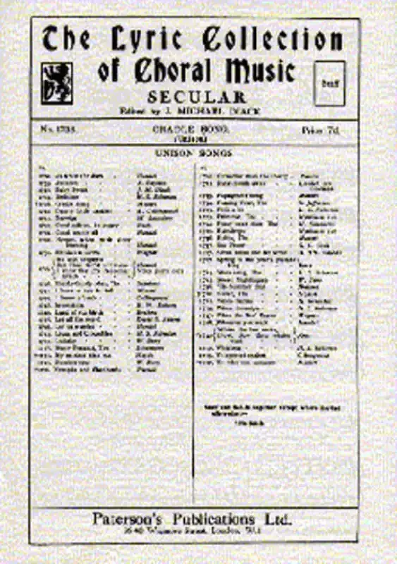 Wolfgang Amadeus Mozart Cradle Song (Arr. J. Michael Diack) Gemischter Chor mit Klavier/Orgel