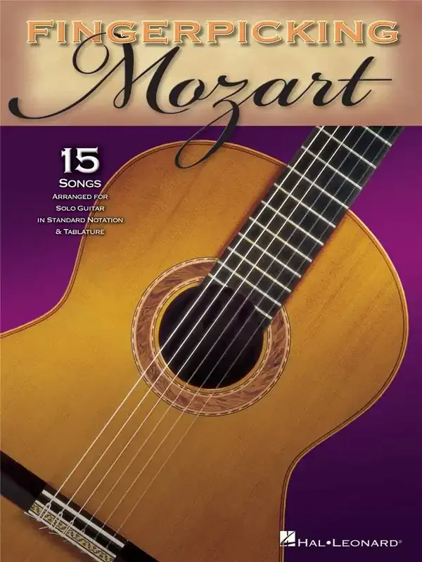 Wolfgang Amadeus Mozart Fingerpicking Mozart Gitarre Solo