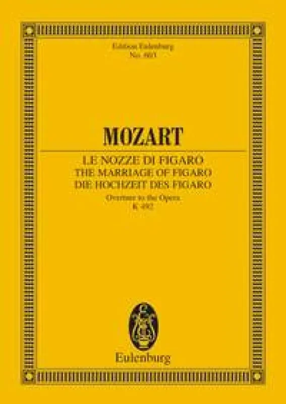 Wolfgang Amadeus Mozart Overture – The Marriage Of Figaro Orchester