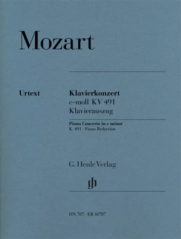 Wolfgang Amadeus Mozart Piano Concerto In C Minor K. 491 Klavier Duett