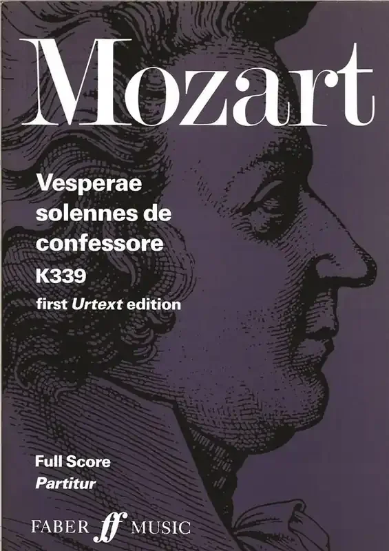 Wolfgang Amadeus Mozart Vesperae Solennes De Confessore – Full Score Orchester
