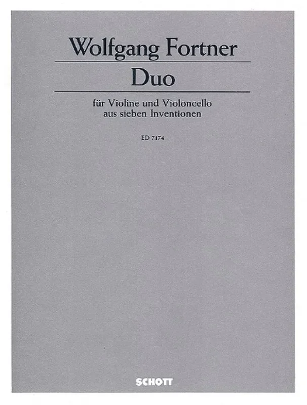 Wolfgang Fortner Duo Streicher Duett