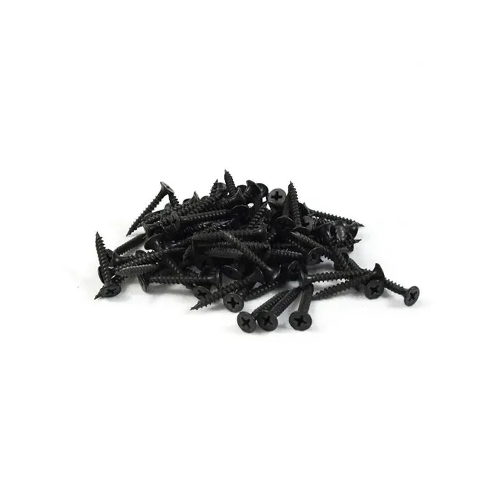 Wood screw, Pozi drive 3.9×30 mm, black 100 pcs.