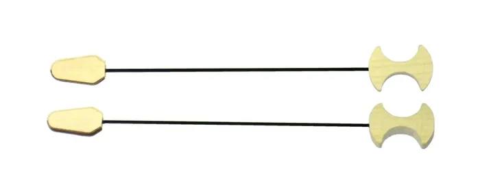 Wünsche 20er Hackbrett Schlägel Carbon stark Leder/Filz