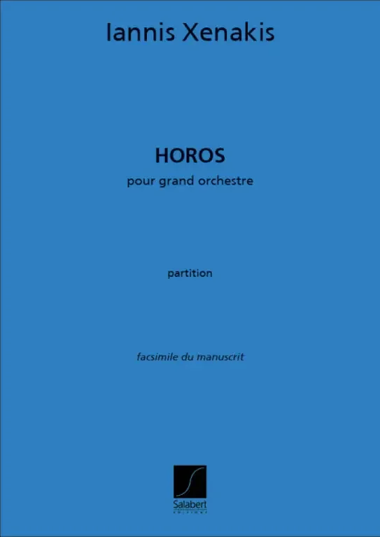 Xenakis, Iannis Horos Orchestre