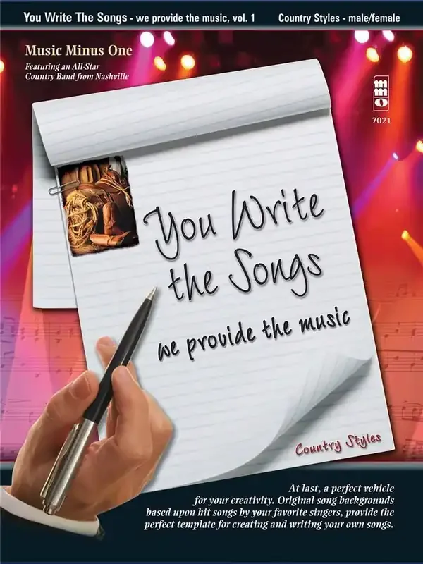 You Write the Songs, Vol. 1 Country Styles Gesang Solo