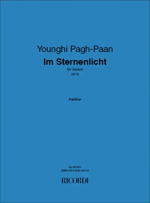 Younghi Pagh-Paan Im Sternenlicht Kammerensemble