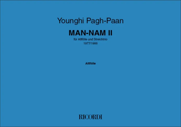 Younghi Pagh-Paan MAN-NAM II Kammerensemble