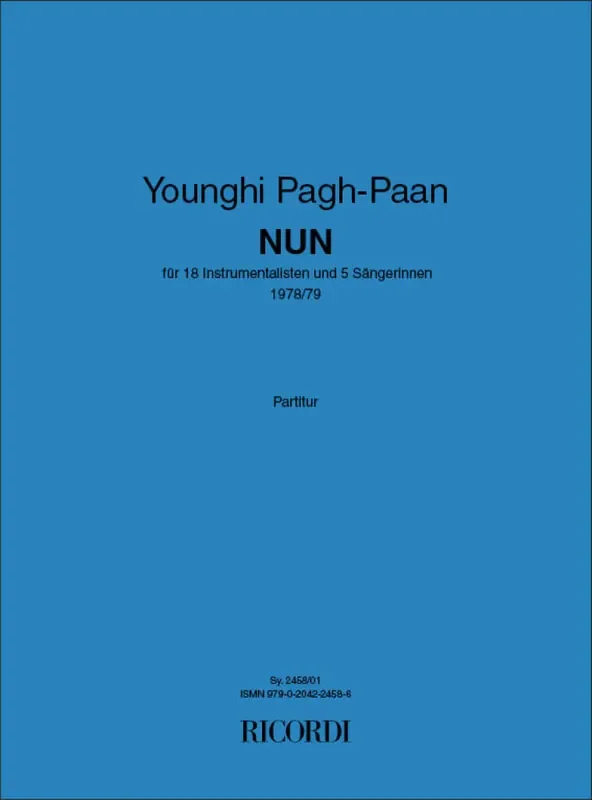 Younghi Pagh-Paan Nun Kammerensemble