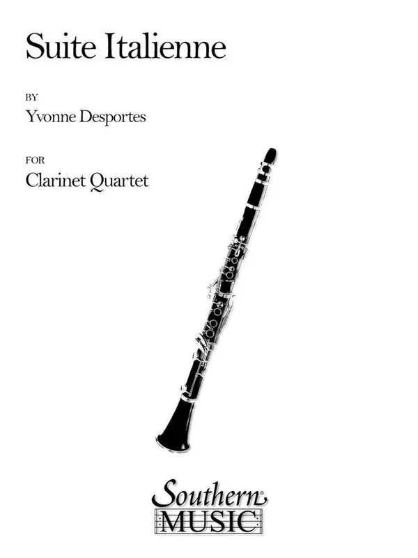 Yvonne Desportes Suite Italienne Klarinette Ensemble