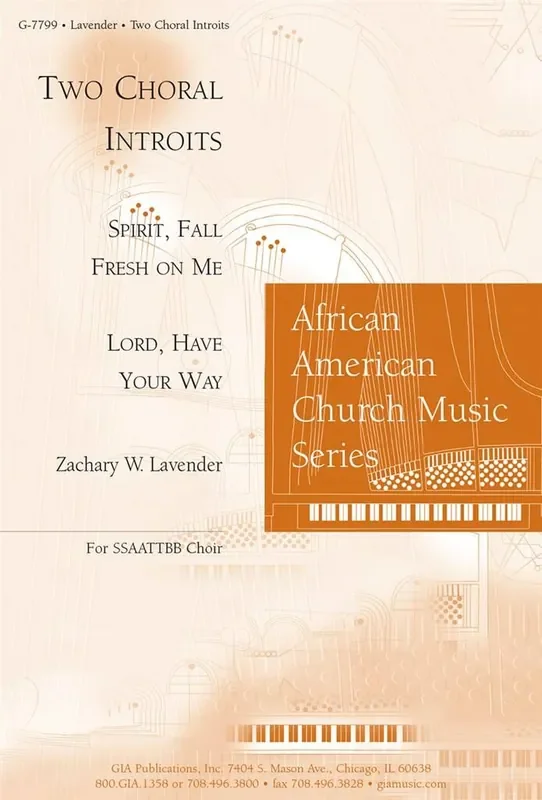 Zachary W. Lavender Two Choral Introits Musical