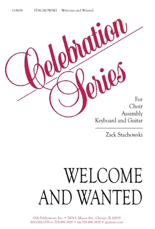Zack Stachowski Welcome and Wanted Gemischter Chor mit Klavier/Orgel