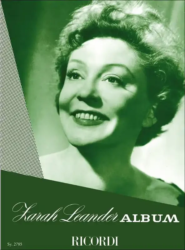 Zarah-Leander-Album Gesang mit Klavier