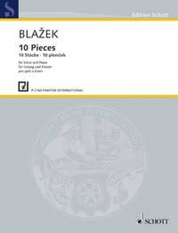 Zdenek Blazek 10 Pieces Gesang mit Klavier